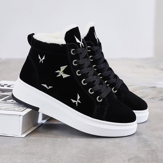 Zapatillas de Terciopelo con Paneles - Estilo Urbano Moderno - Image 11