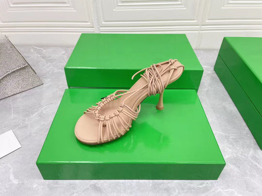 Sandalias de Tacón Alto Stiletto con Correa y Piel de Oveja - Image 19