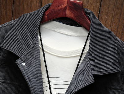 Chaqueta Casual con Solapa - Diseño Versátil para Hombre Otoño - Image 6