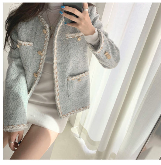 Chaqueta Acolchada de Tweed con Múltiples Bolsillos - Image 11