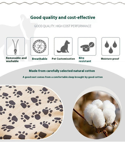 Casa Felina de Ratán Transpirable para Verano - Image 11