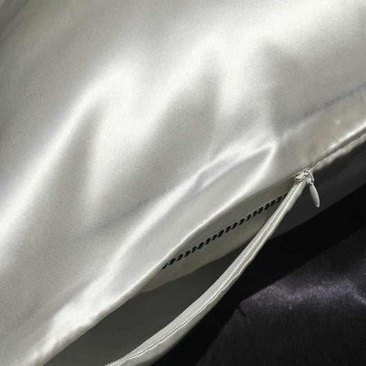 Funda de Almohada de Seda Doble Cara 22M con Cierre - Image 4