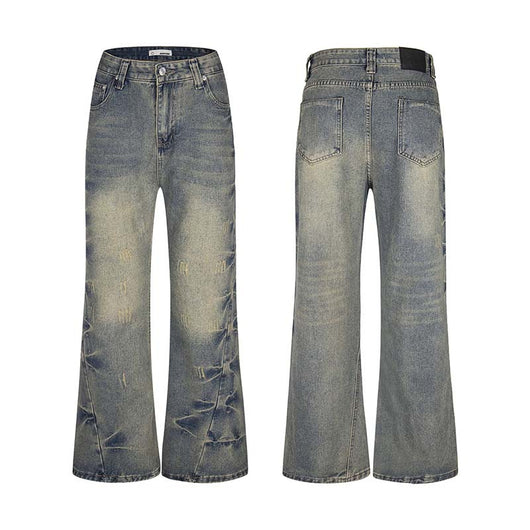 Jeans Flare Desgastados para Hombre - Estilo Vintage Moderno - Image 5