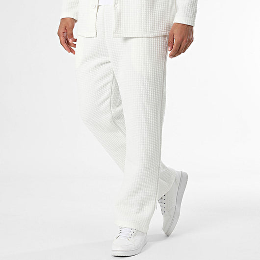 Blazer Antiarrugas a Cuadros con Solapa Clásica - Image 16