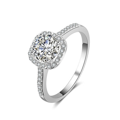 Anillo de Plata para Bodas y Compromisos con Circonia Cúbica Luxury - Image 5