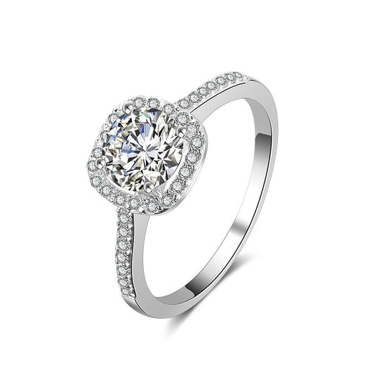 Anillo de Plata para Bodas y Compromisos con Circonia Cúbica Luxury - Image 5