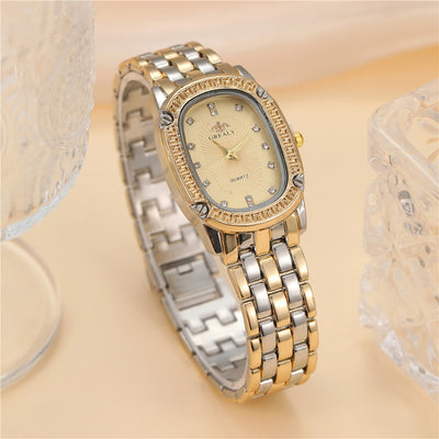 Reloj de Lujo con Esfera Ovalada y Cristales Brillantes Multicolor - Image 17
