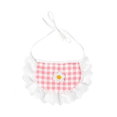 Babero Absorbente para Mascotas con Encaje y Cuadros - Image 7