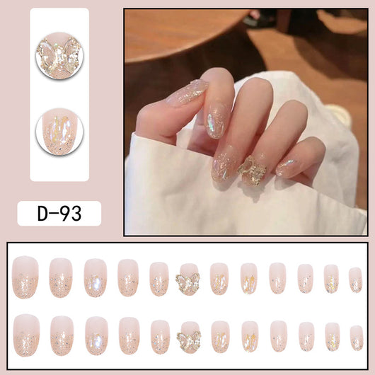 Parches de Uñas Aurora Ice - Diseño Translúcido de Larga Duración - Image 6