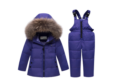 Conjunto de Invierno para Niño: Chaqueta Acolchada y Peto de Nieve - Image 4