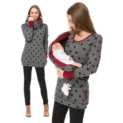 Sudadera con Capucha para Lactancia Materna - Manga Larga Mujer - Image 15