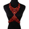 High-end Luxury Diamond Exquisite Rhinestone All-match Necklace Red