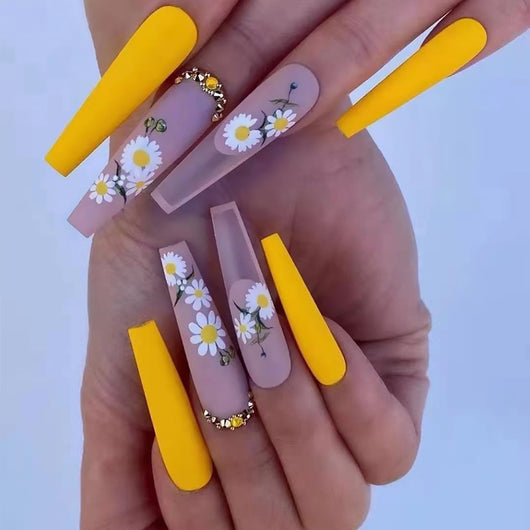 Uñas Postizas Extra Largas Forma Bailarina - Image 9