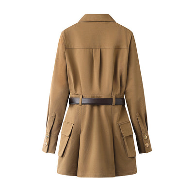Vestido Camisero Urbano con Cinturón para Mujer - Estilo Casual Profesional - Image 10