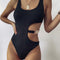 Traje de Baño Entero Liso para Mujer - Diseño Clásico de Playa