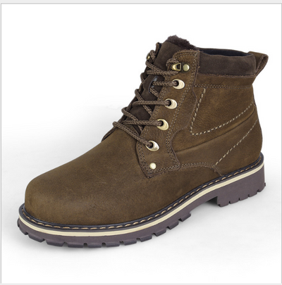 Botas Martin de Cuero para Hombre Talla Grande - Caña Alta con Forro Cálido - Image 4