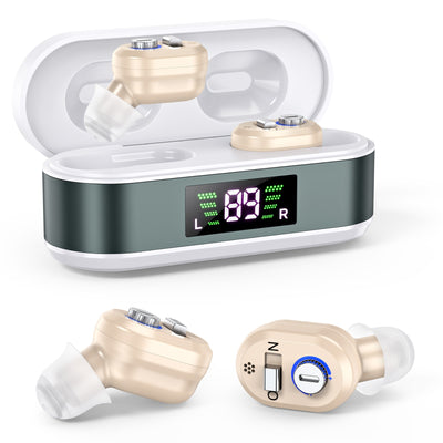 Amplificador Auditivo Digital con Pantalla y Carga Inalámbrica - Image 6