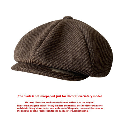 Gorra Octagonal Retro Británica con Visera - Estilo Vintage Yuppie - Image 16