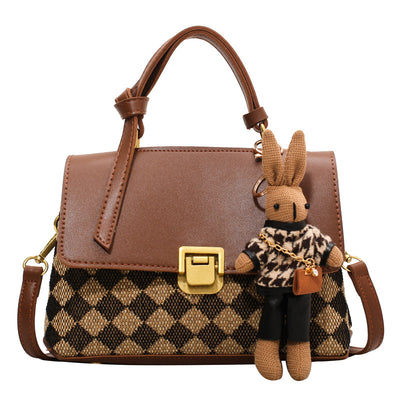 Bolso Coreano de Diseño Bicolor: Elegancia en Blanco y Negro - Image 10