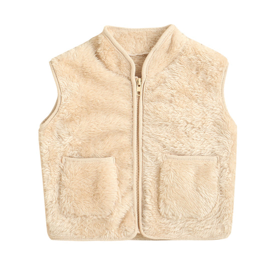Chaleco Cardigan de Algodón con Cierre - Image 2
