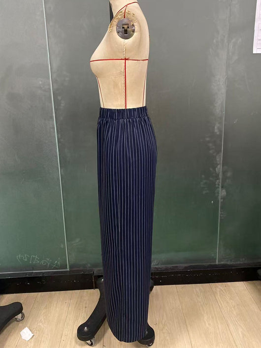 Traje Ejecutivo con Contraste: Camisa Manga Larga y Pantalón Recto - Image 9