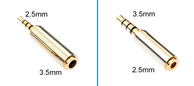 Adaptador de Auriculares 2.5mm a 3.5mm para Dispositivos Móviles - Image 4
