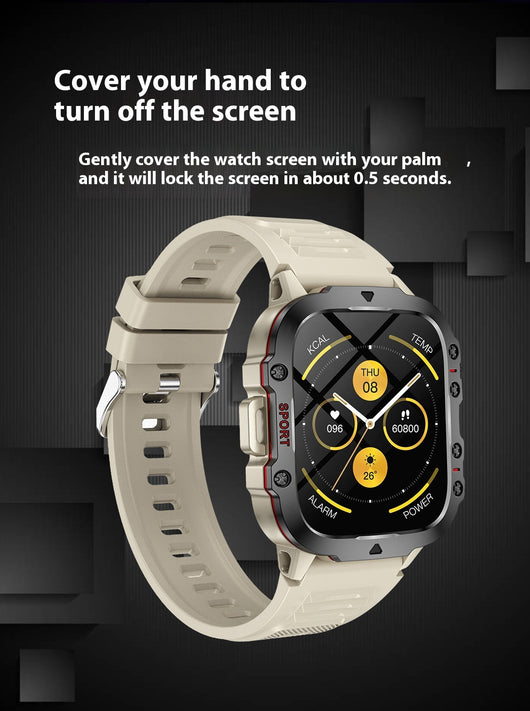 Reloj Inteligente Deportivo para Senderismo con Pantalla Grande - Image 15