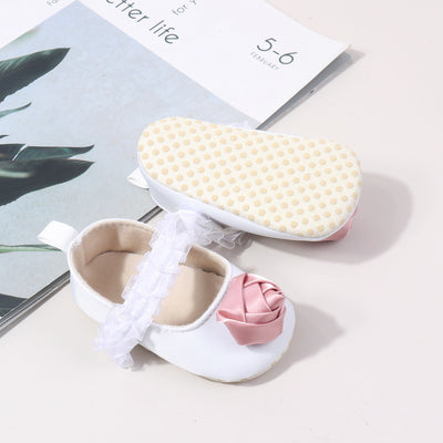 Zapatos Occidentales para Niña con Suela Suave y Detalles de Seda Imitada - Image 13