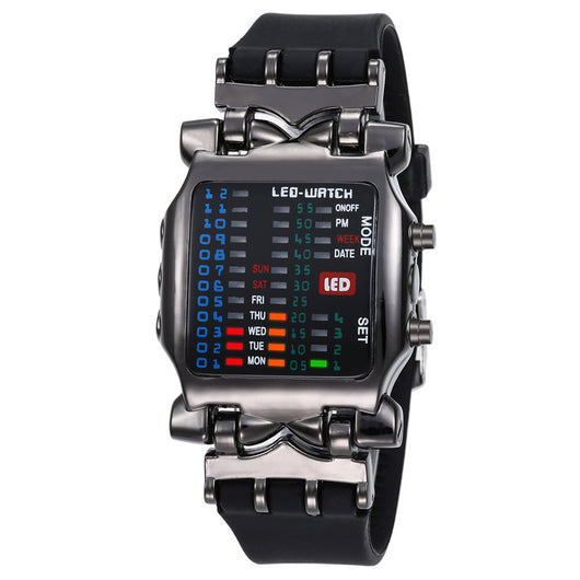 Reloj LED Binario de Moda Casual Moderno - Image 5