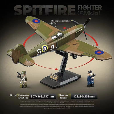 Serie de Bloques Constructivos Avión de Combate Militar - Image 12