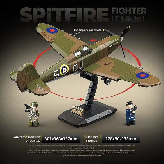 Serie de Bloques Constructivos Avión de Combate Militar - Image 12