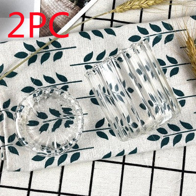 Juego de Tazas de Vidrio Ondulado para Té - Set Transparente - Image 7