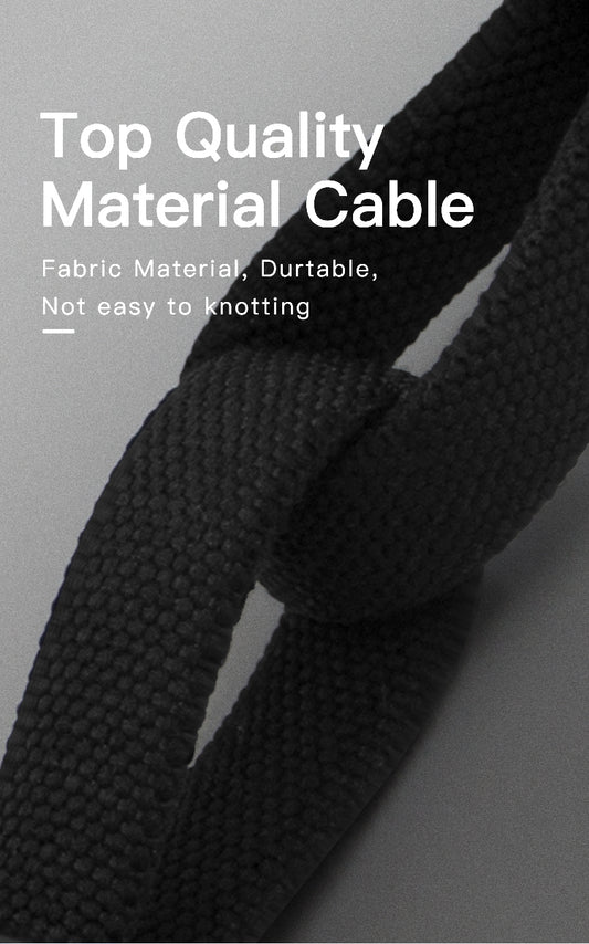 Cable Magnético 3 en 1 con Llavero de Tela - Image 2
