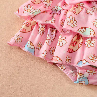 Conjunto de Verano para Niñas con Bordados - 4 Piezas - Image 13