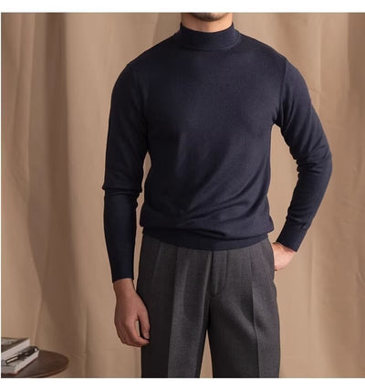 Suéter Cuello Alto Slim Fit Diario - Prenda Base Térmica Versátil - Image 22