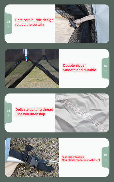 Carpa Automática Instantánea para Camping y Playa con Protección Solar - Image 18