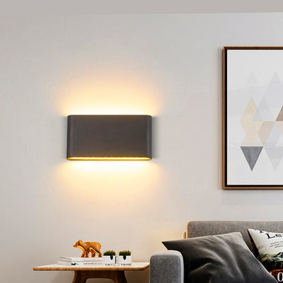Lámpara de Pared Rectangular Impermeable para Interior y Exterior