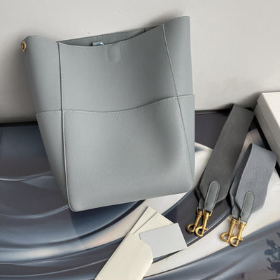 Bolso Bandolera Portátil de Cuero Genuino para Mujer - Image 6