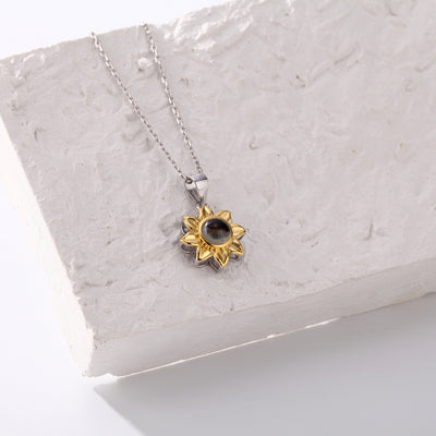 Collar Proyector de Girasol en Plata S925 para Mujer - Image 8