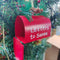 Adorno Navideño de Árbol en Hierro Forjado para Buzón