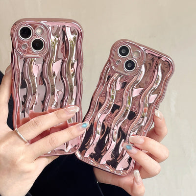Funda para Teléfono con Efecto Ondas de Agua - Colores Sólidos