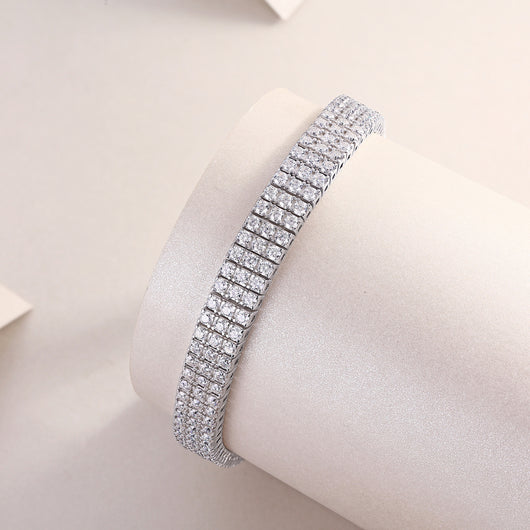 Pulsera Cadena Radiance - Plata S925 con Moissanita Premium - Image 4