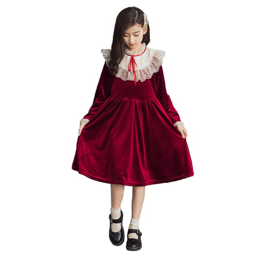 Vestido de Terciopelo Princesa para Niñas - Image 11