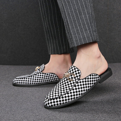 Pantuflas de Cuero para Hombre sin Talón - Cómodas y Fáciles de Poner - Image 3