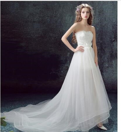 Vestido de Novia Sirena con Falda Desmontable y Encaje Tul - Image 8