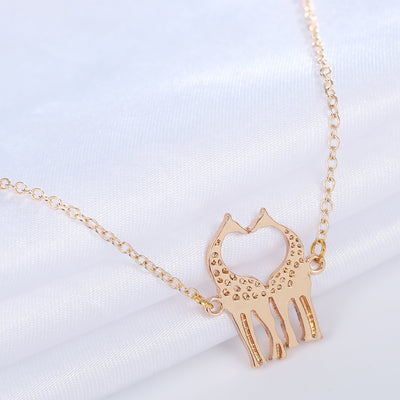 Pulsera de Jirafa con Corazón Dorado y Plateado - Image 10