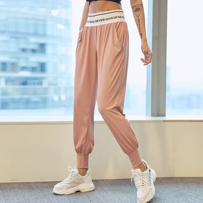 Pantalones Yoga Cintura Elástica con Letras - Image 18