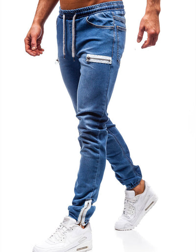 Pantalones Quirúrgicos con Cierre de Movimiento Vaquero - Image 5