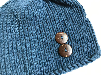 Conjunto Fotográfico Bebé Gorro Azul Marino - Image 11