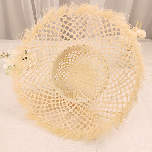 Sombrero de Rafia Francés Vintage Tendencia - Image 8